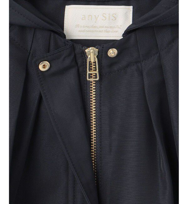 ANY SIS「【撥水・UVカット・花粉ガード】2WAYラグランフーディ ブルゾン」|ブルゾン・スタジャン|