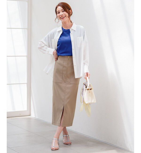 ANY SIS「【2WAY】フロントジップタイト スカート」|スカート|