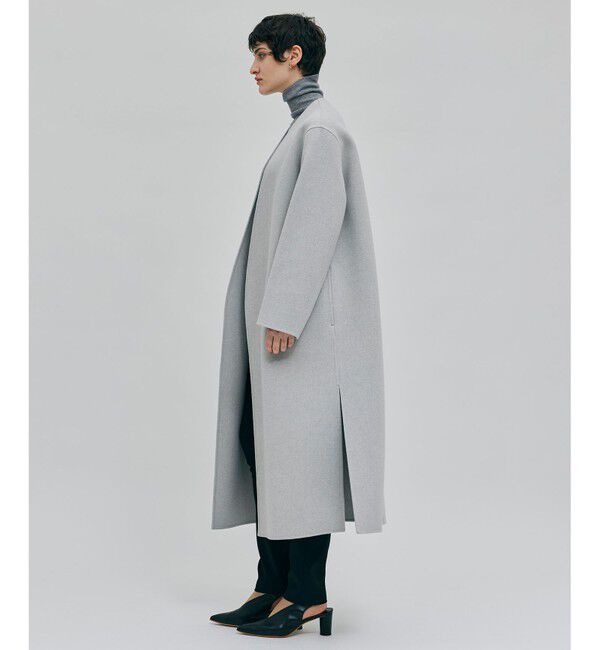 BEIGE,「【Oggi 2月号掲載】GRASSE / ストール付きリバーロングコート」|その他|