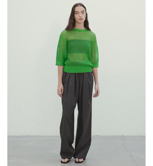 BEIGE,「【洗える・CLUEL 5月号掲載】MALLOW / コットンイージーワイドパンツ」|その他|