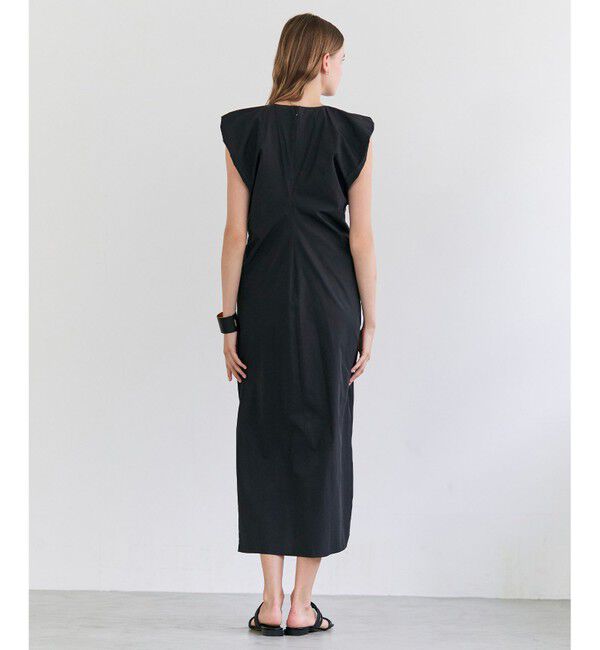 BEIGE,「MALLOW / コットンタック バルーンスリーブドレス」|ワンピース|