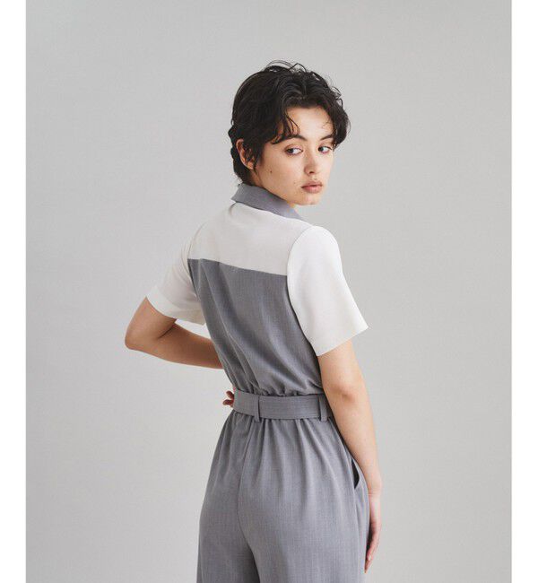 Diagram「バイカラーサロペット」|オールインワン|