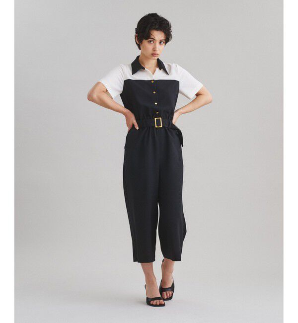 Diagram「バイカラーサロペット」|オールインワン|