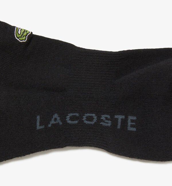 LACOSTE「ロゴパイルスニカー丈ソックス」|ソックス|