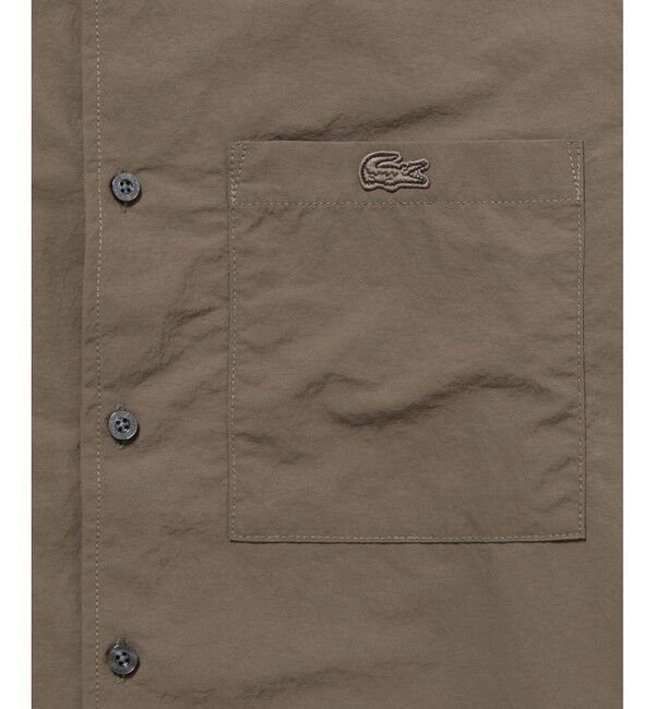 LACOSTE「撥水リサイクルナイロンアウターシャツ」|シャツ・ブラウス|