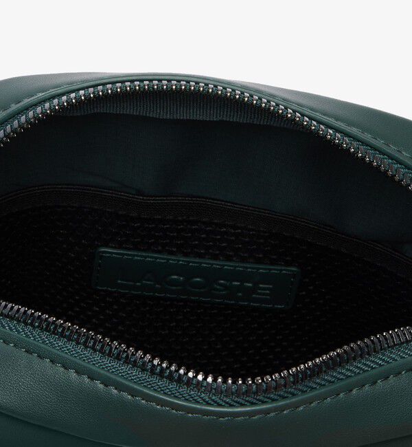 LACOSTE「NOMOGRAMME スプレットレザー モノグラムショルダーバッグ」|ショルダー・メッセンジャー|