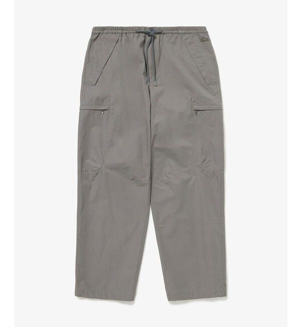 LACOSTE「ワイドテーパード ナイロンコットンツイル 裾ドローコード カーゴパンツ」|カーゴ|