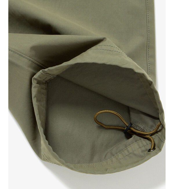 LACOSTE「ワイドテーパード ナイロンコットンツイル 裾ドローコード カーゴパンツ」|カーゴ|