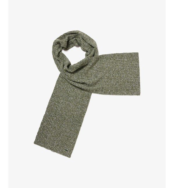 LACOSTE「メランジェニットマフラー」|マフラー|