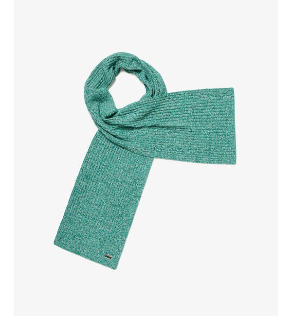 LACOSTE「メランジェニットマフラー」|マフラー|