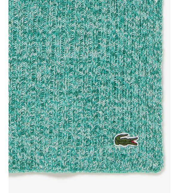 LACOSTE「メランジェニットマフラー」|マフラー|