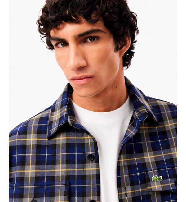 LACOSTE「ダブルポケットチェックシャツ」|シャツ・ブラウス|