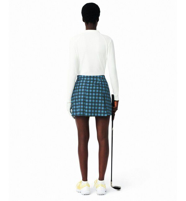 LACOSTE「ハイストレッチ ウルトラドライチェックゴルフスカート インナー付き」|スカート|