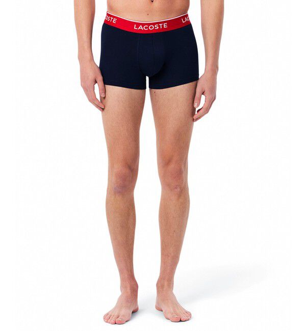 LACOSTE「３パックストレッチコットントランクボクサーショーツ / ボクサーパンツ」|インナー|