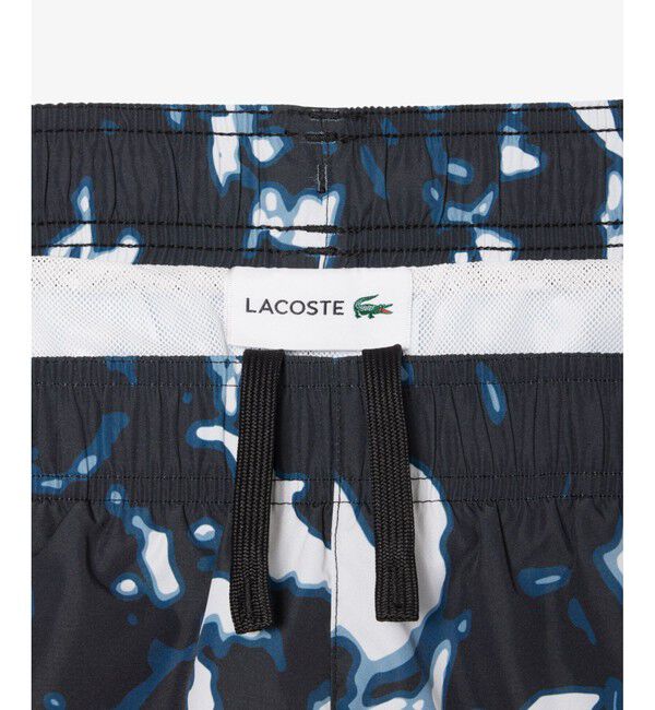 LACOSTE「オーディエンスプリントスイムショーツ」|スポーツ|