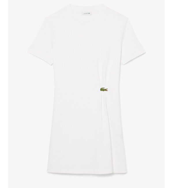 LACOSTE「ワニロゴプリーツTシャツドレス  /ワンピース」|ワンピース|