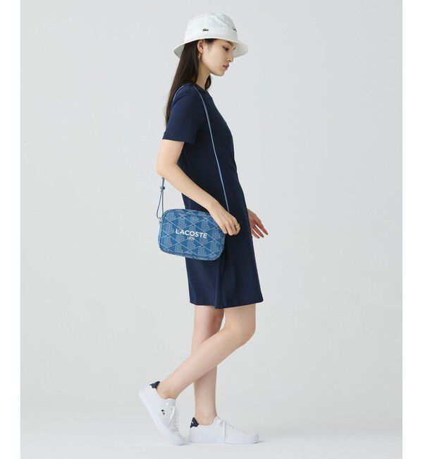LACOSTE「ワニロゴプリーツTシャツドレス  /ワンピース」|ワンピース|