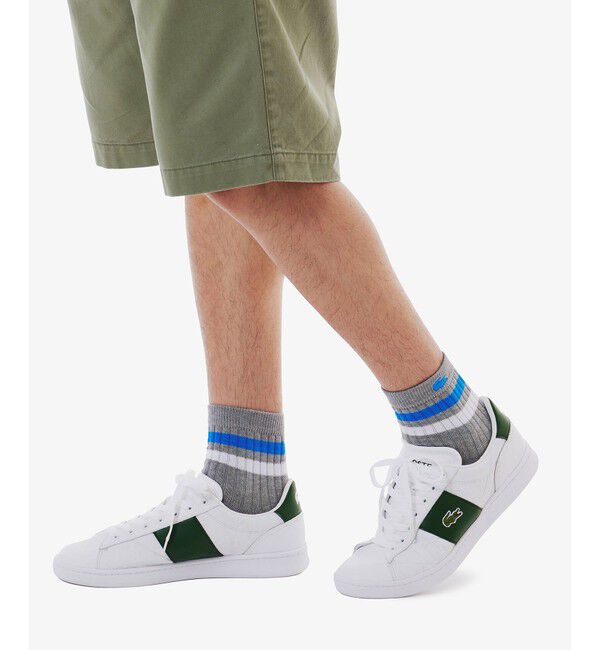 LACOSTE「ラインドアメリブショートソックス」|ソックス|