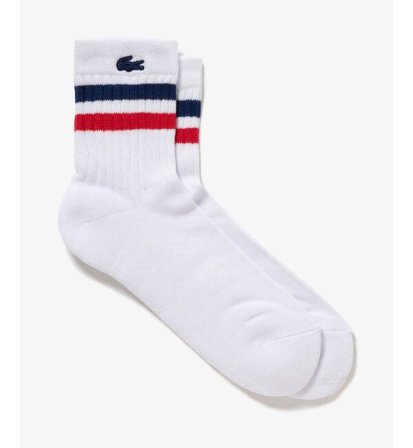 LACOSTE「ラインドアメリブショートソックス」|ソックス|
