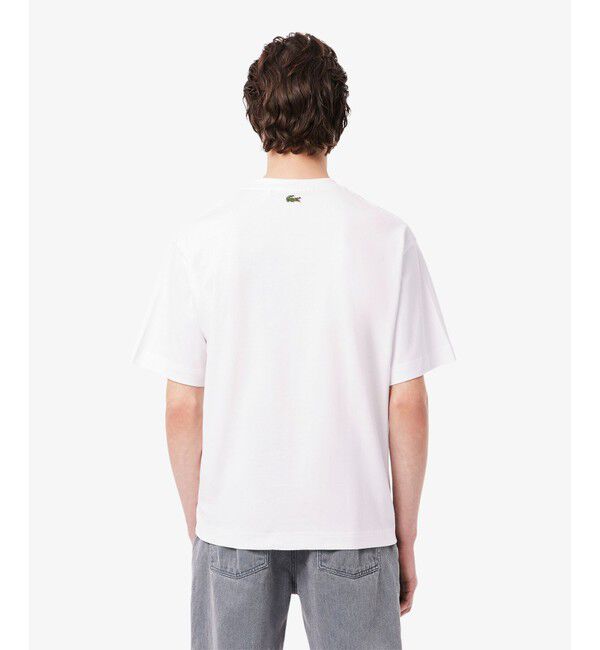 LACOSTE「テキスタイルパッチヘビーウェイトTシャツ」|Tシャツ・カットソー|