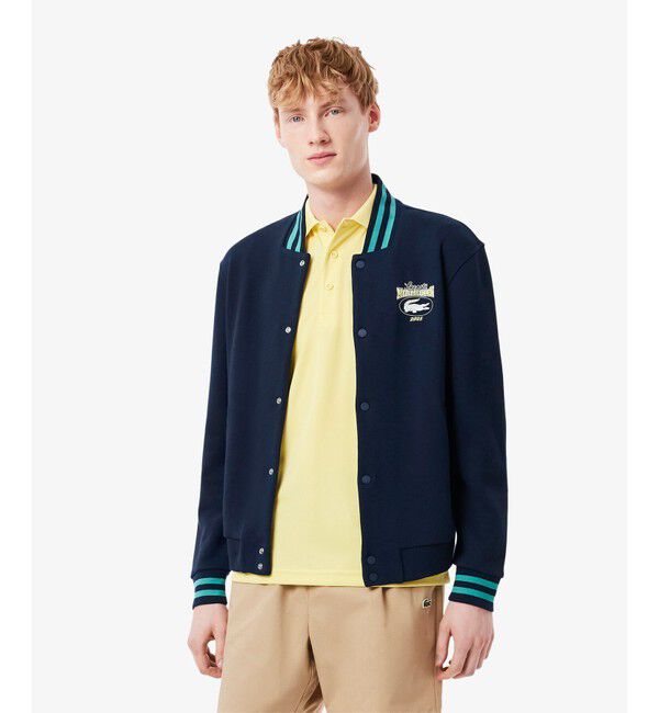 LACOSTE「2025マイアミオープンスウェットジャケット」|ブルゾン・スタジャン|