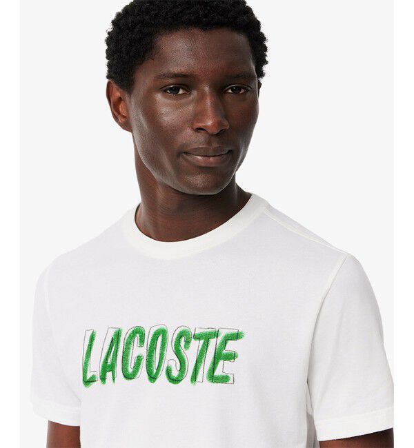 LACOSTE「レイヤードネームウルトラドライTシャツ」|Tシャツ・カットソー|