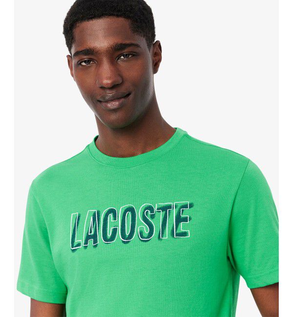 LACOSTE「レイヤードネームウルトラドライTシャツ」|Tシャツ・カットソー|