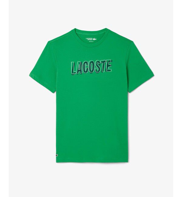 LACOSTE「レイヤードネームウルトラドライTシャツ」|Tシャツ・カットソー|