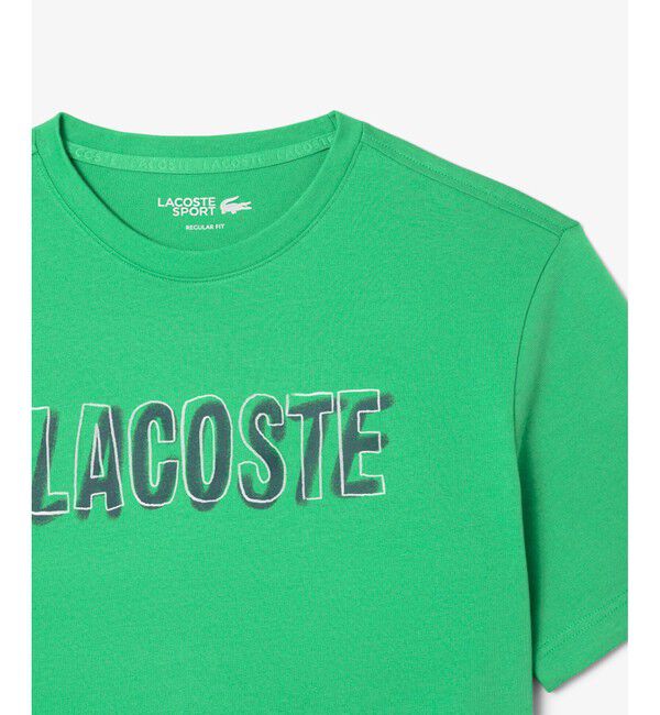 LACOSTE「レイヤードネームウルトラドライTシャツ」|Tシャツ・カットソー|