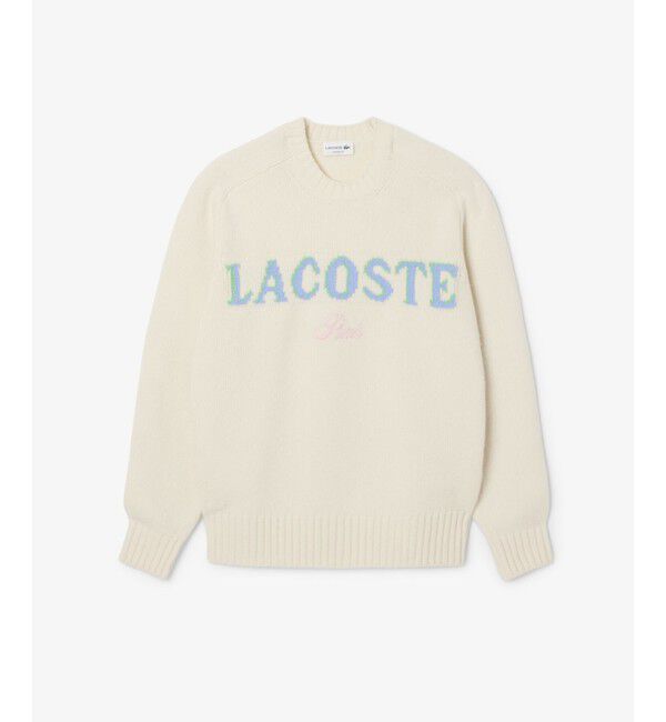 LACOSTE「ブランドネームロゴシャギーニッティングセーター」|ニット・セーター|