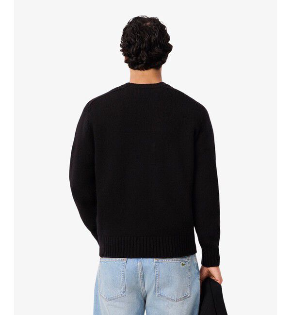 LACOSTE「ブランドネームロゴシャギーニッティングセーター」|ニット・セーター|