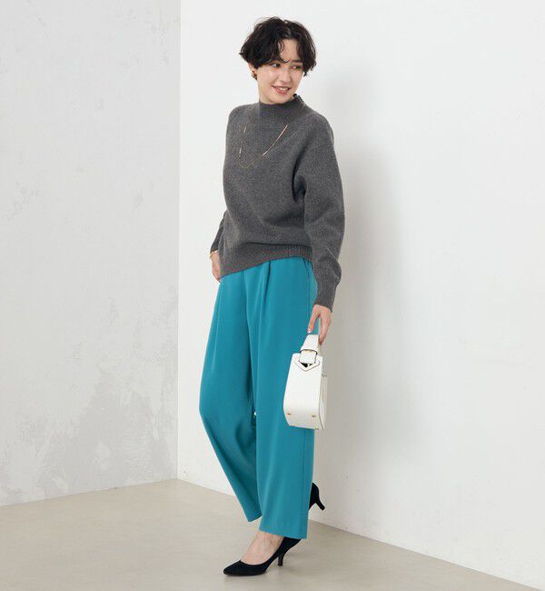 NOLLEY'S「《セットアップ対応》ウォッシャブルダブルクロスワイドパンツ」|その他|