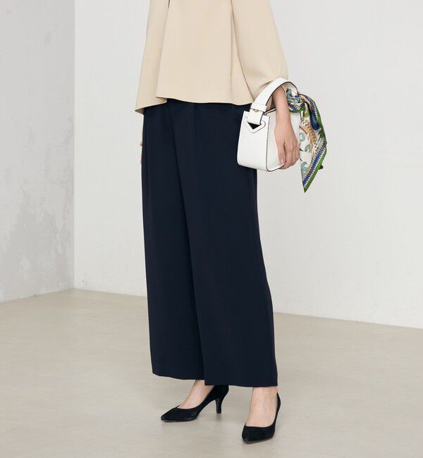 NOLLEY'S「《セットアップ対応》ウォッシャブルダブルクロスワイドパンツ」|その他|