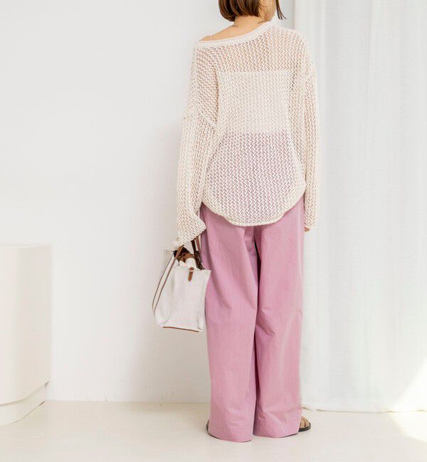 NOLLEY'S「【一部WEB限定サイズ】ウォッシャブル撥水ワイドラップパンツ」|その他|