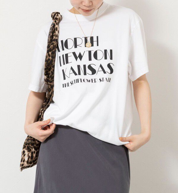 Rie Miller「【GULFCOAST SPORTSWEAR/ガルフ コースト スポーツウェア】別注プリントＴシャツ」|Tシャツ・カットソー|ホワイト系3