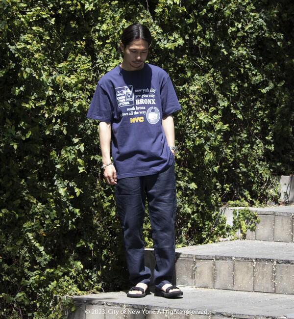 GLOSTER「【GOOD ROCK SPEED/グッドロックスピード】NYCプリントTシャツ」|Tシャツ・カットソー|