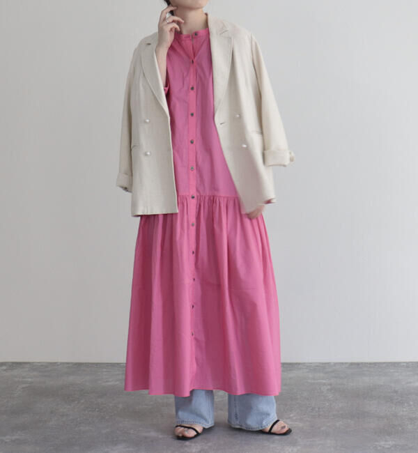 fredy emue「【fredyemueフレディエミュ】コードボリュームシャツワンピース」|ワンピース|