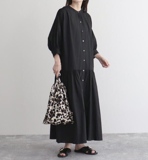 fredy emue「【fredyemueフレディエミュ】コードボリュームシャツワンピース」|ワンピース|