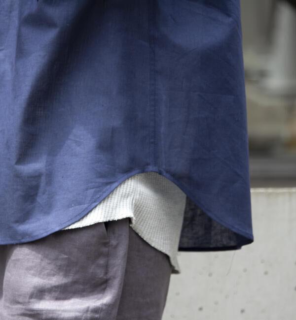 GLOSTER「【GLOSTER/グロスター】コットンリネン 半袖シャツ レギュラーカラー 綿麻」|シャツ・ブラウス|