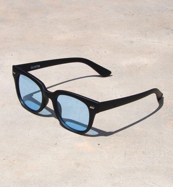 GLOSTER「【GLOSTER/グロスター】ニューベーシック カラーレンズサングラス」|サングラス|ブルー