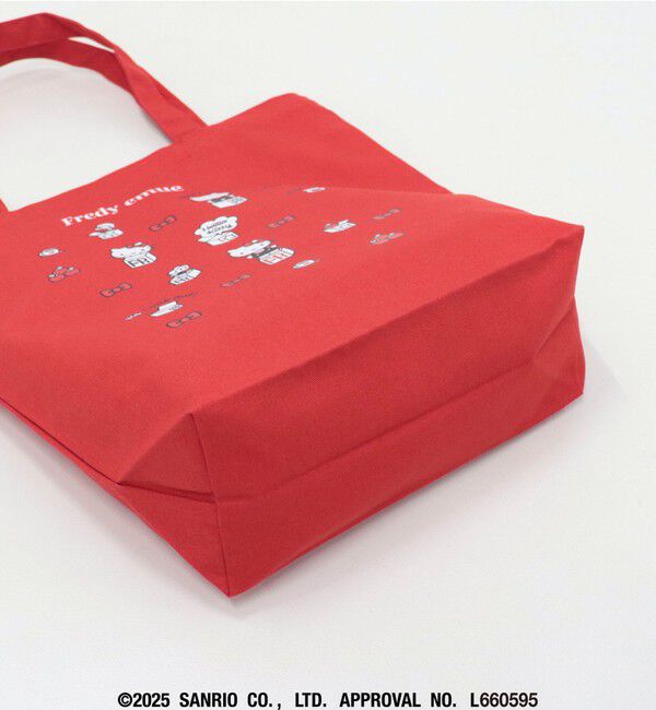 fredy emue「【HELLO KITTY meet FREDY emue】  ボックスプリントトートバッグ」|トートバッグ|