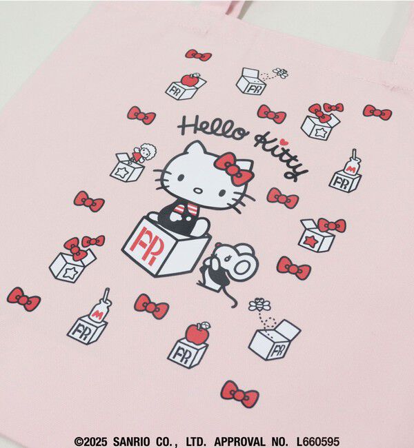 fredy emue「【HELLO KITTY meet FREDY emue】  ボックスプリントトートバッグ」|トートバッグ|