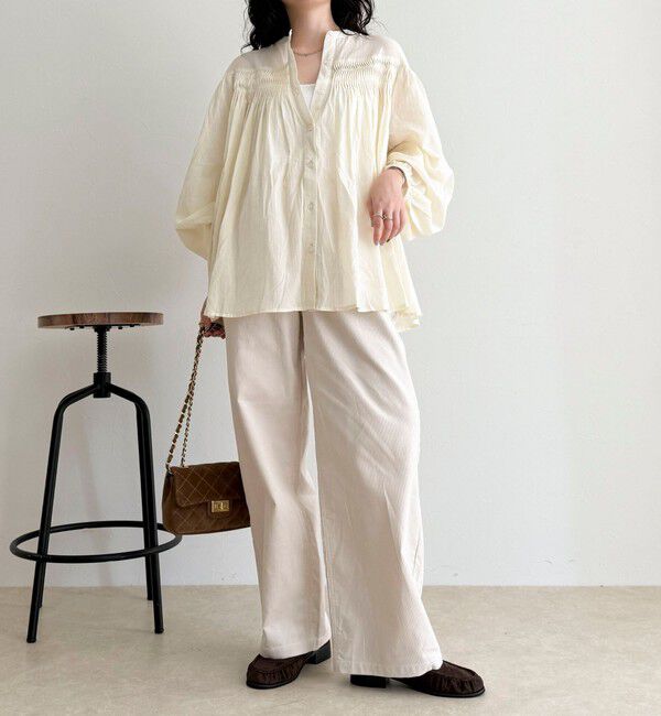 fredy emue「【GEVACO/ゲバコ】ピンタックブラウス」|シャツ・ブラウス|