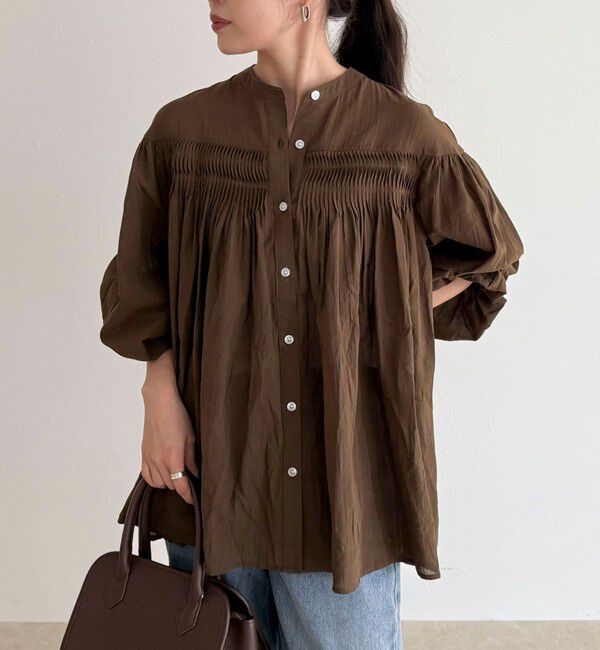 fredy emue「【GEVACO/ゲバコ】ピンタックブラウス」|シャツ・ブラウス|