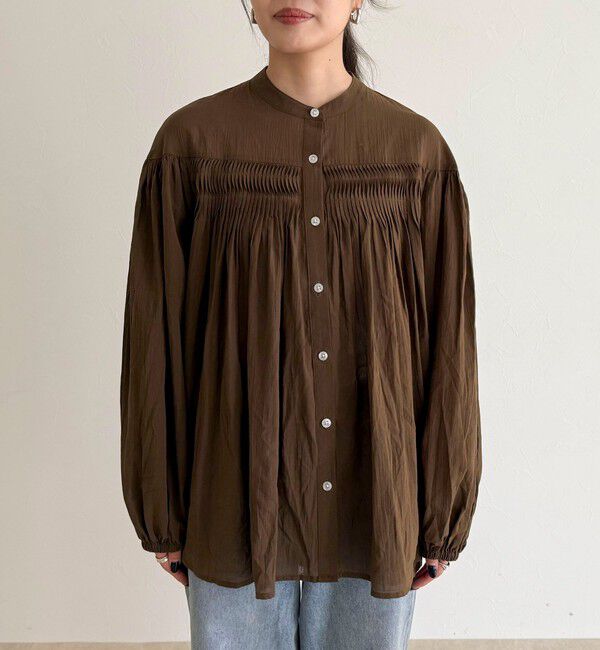 fredy emue「【GEVACO/ゲバコ】ピンタックブラウス」|シャツ・ブラウス|