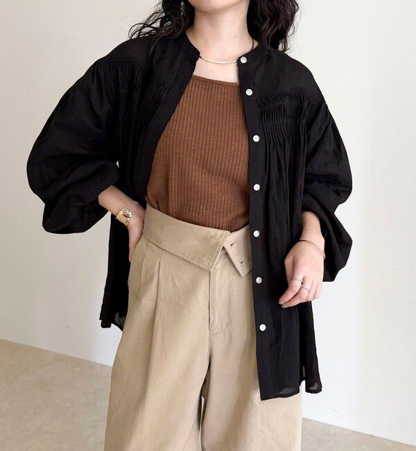 fredy emue「【GEVACO/ゲバコ】ピンタックブラウス」|シャツ・ブラウス|
