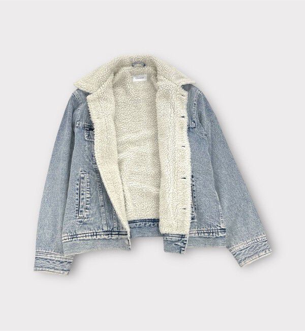 GLOSTER「デニムストームライダース 裏ボア デニムジャケット」|デニムジャケット|