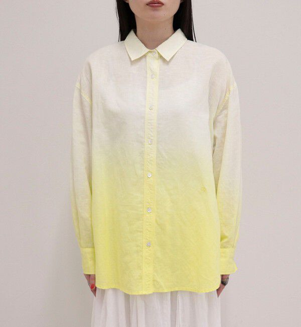 fredy emue「グラデーションリネンシャツ」|シャツ・ブラウス|