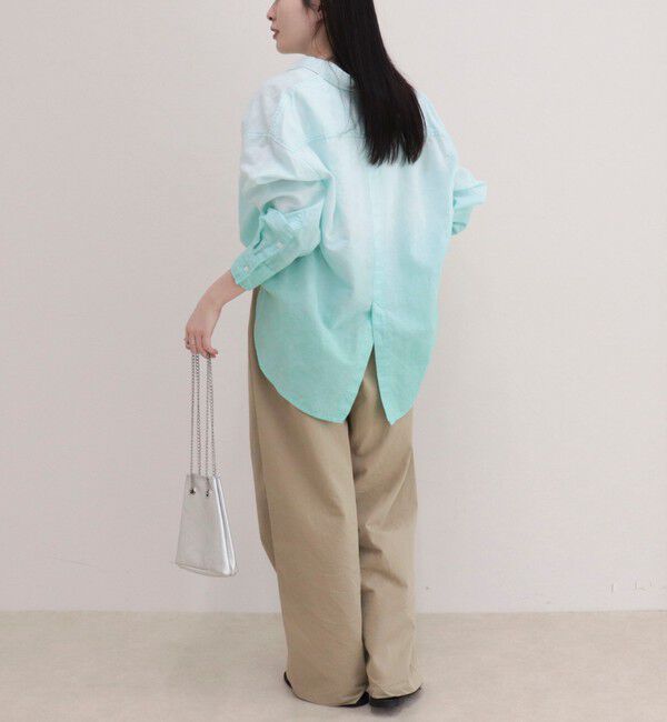 fredy emue「グラデーションリネンシャツ」|シャツ・ブラウス|