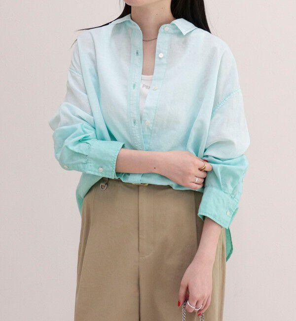 fredy emue「グラデーションリネンシャツ」|シャツ・ブラウス|